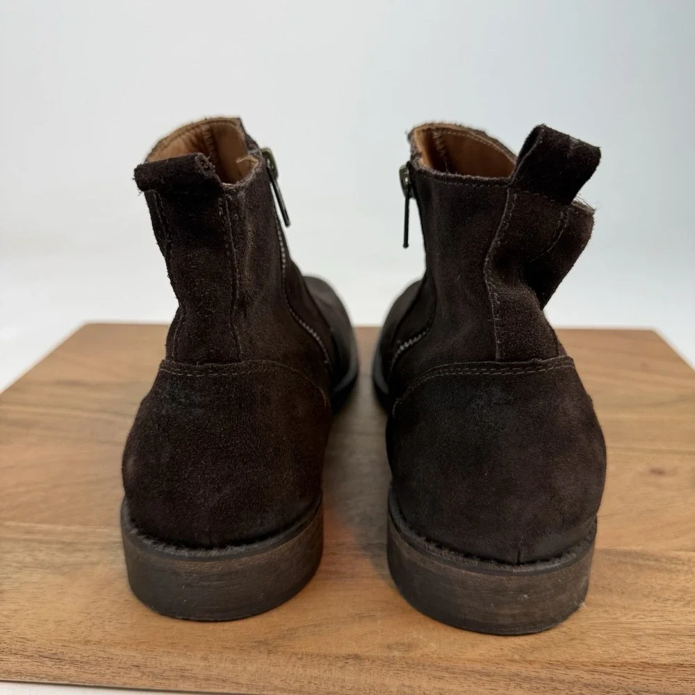Mens Johnston & Murphy Italian Wax Suede Comfort Formal Chukka Boots‎ Size 11 M